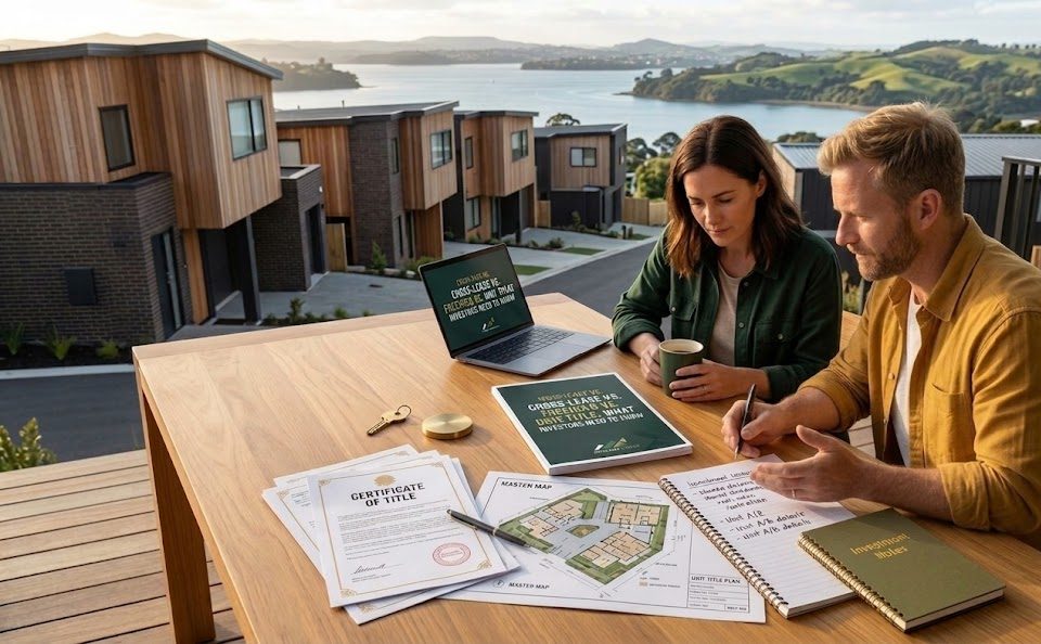 cross lease unit title freehold